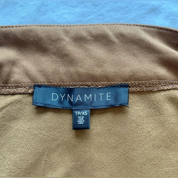 Suede Button-Up  Skirt from Dynamite - Picture 3 of 4